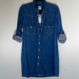 NWT denim Zara dress